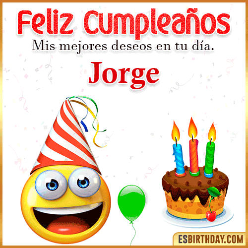 Imagen Feliz Cumpleaños  Jorge