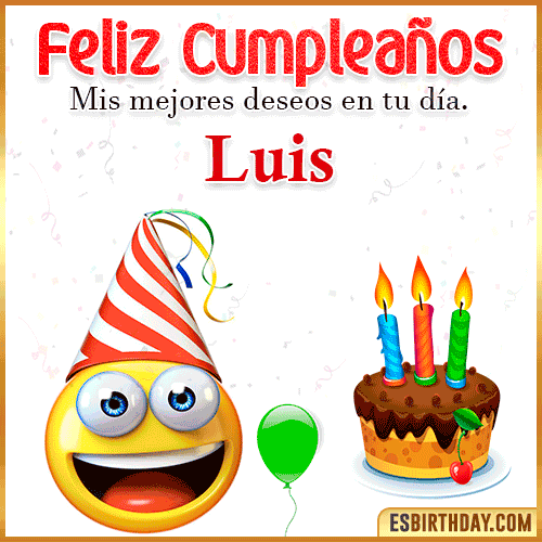 Imagen Feliz Cumpleaños  Luis