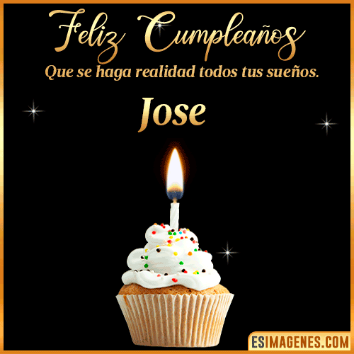Mensajes de Feliz Cumpleaños  Jose