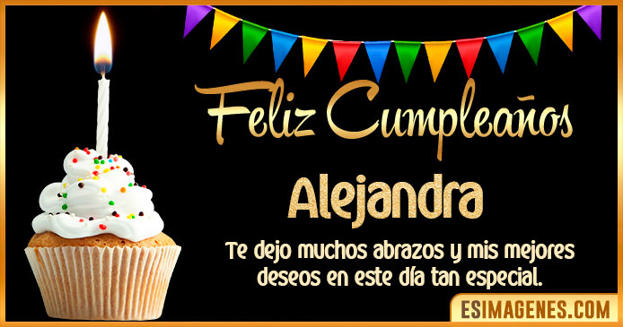 Feliz Cumpleaños Alejandra