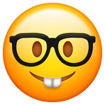emoji con lentes