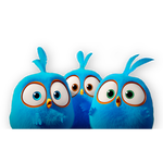 imagen angry birds azul png
