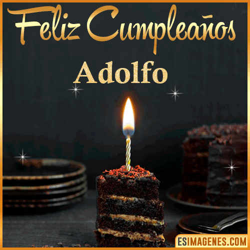 Feliz cumpleaños  Adolfo