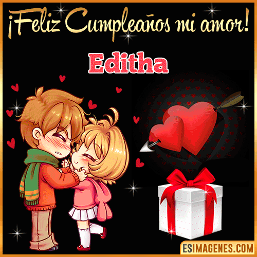 Feliz cumpleaños amor mío  Editha