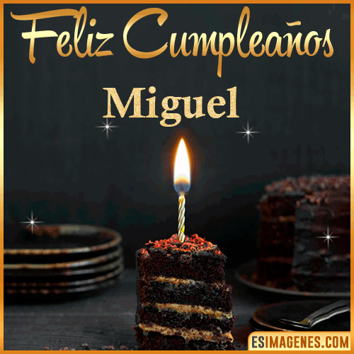 Feliz cumpleaños  Miguel