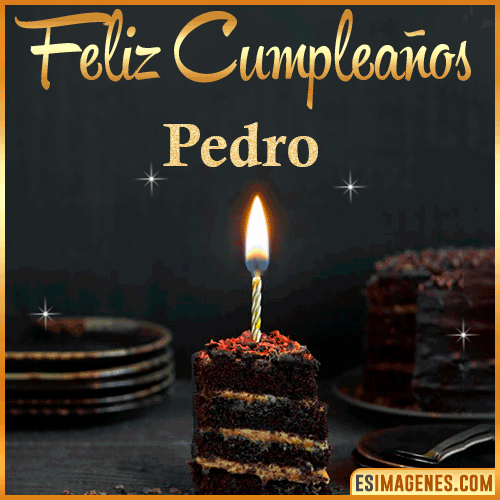 Feliz cumpleaños  Pedro