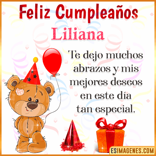 【º‿º】 Feliz Cumpleaños Liliana【 ️】32 Tarjetas Y