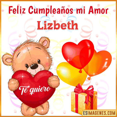 Feliz cumpleaños mi Amor Lizbeth
