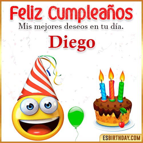 Imagen Feliz Cumpleaños  Diego