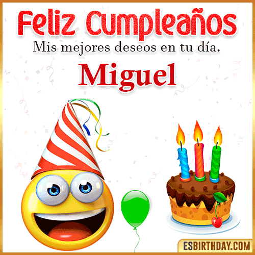 Imagen Feliz Cumpleaños  Miguel