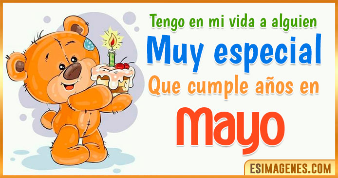  Feliz Cumpleaños Mayo