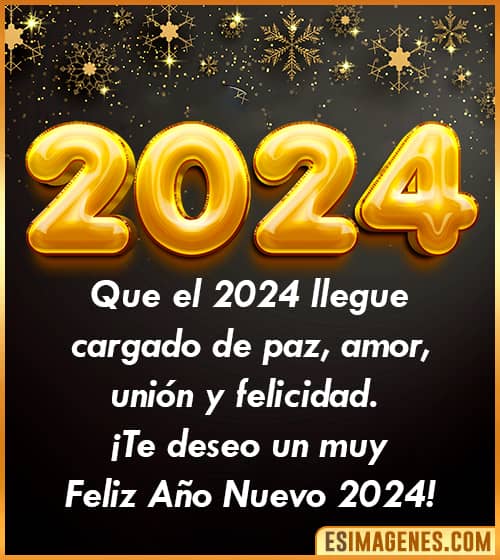 tarjeta de feliz ano nuevo 2024 para descargar