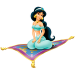 stickers princesa jazmin